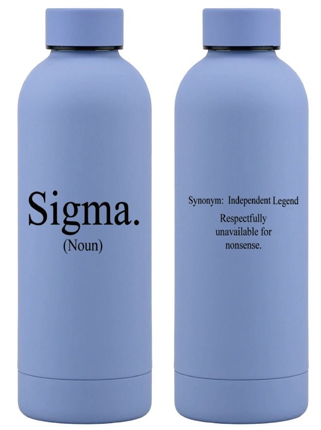 500ml Stainless Steel Water Bottle - Baby Blue - SIGMA.