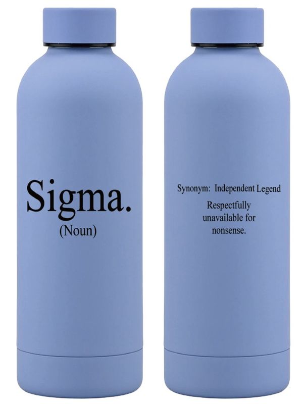 500ml Stainless Steel Water Bottle - Baby Blue - SIGMA.