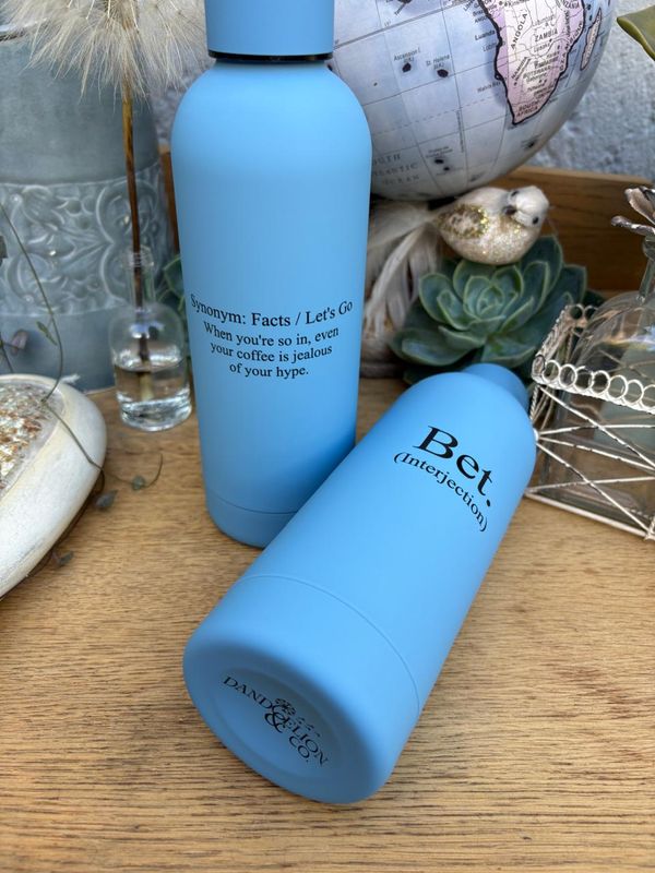 500ml Stainless Steel Water Bottle - Baby Blue: Bet.