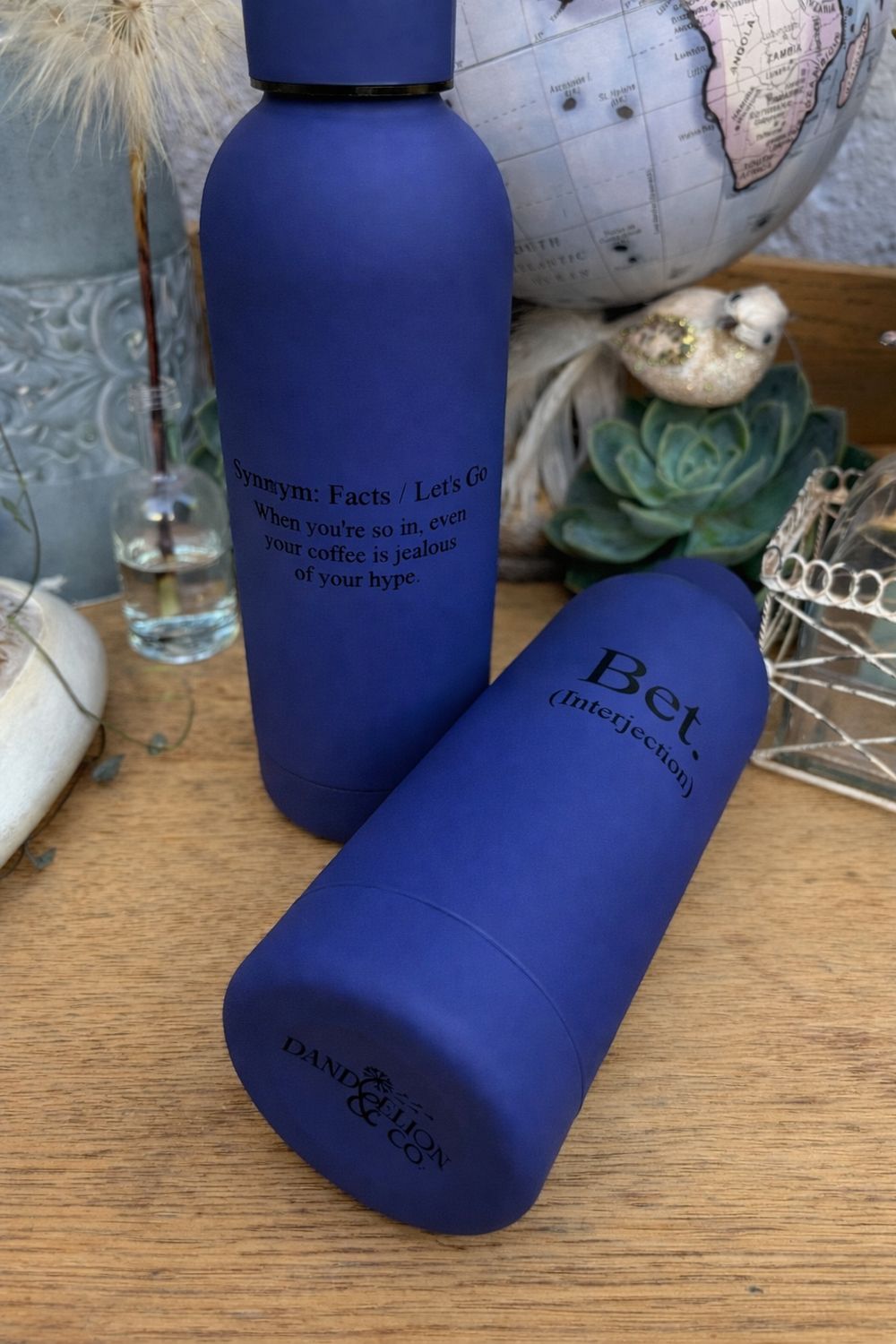 500ml Stainless Steel Water Bottle - Electric Blue - BET.