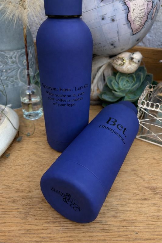500ml Stainless Steel Water Bottle - Electric Blue - BET.