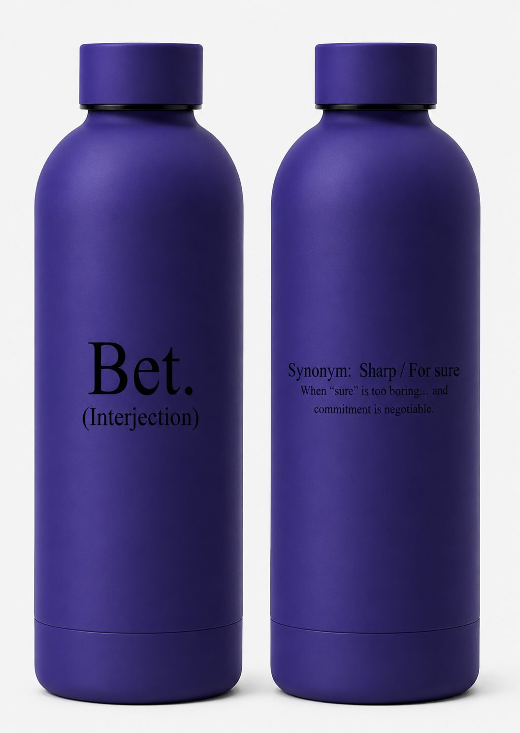 500ml Stainless Steel Water Bottle - Electric Blue - BET.