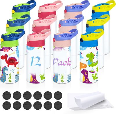 Personalized Kids Tumbler 12oz | Custom Children's Cup with Handle | Spill-Proof Lid | Double Wall Insulated | Your Child's Name & Design