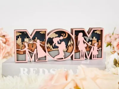 Mother's or Father's Day Poster, Personalized Mom Dad