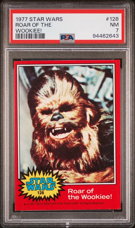 1977 Star Wars #128 Roar of the Wookie! PSA 7