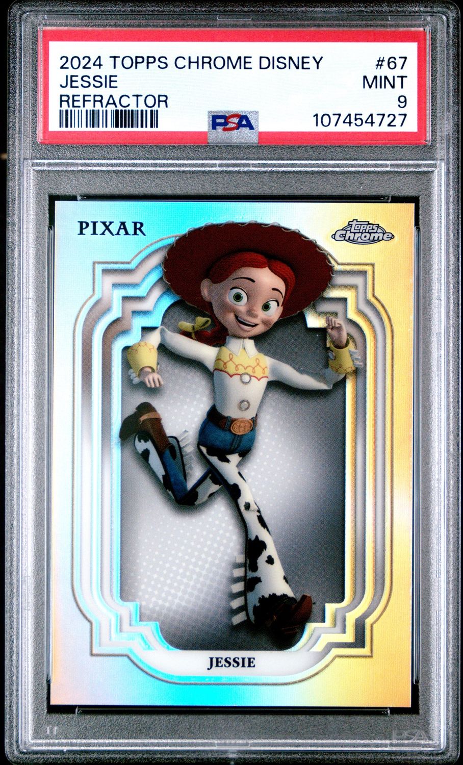 2024 Topps Chrome Disney #67 Jessie PSA 9 Refractor