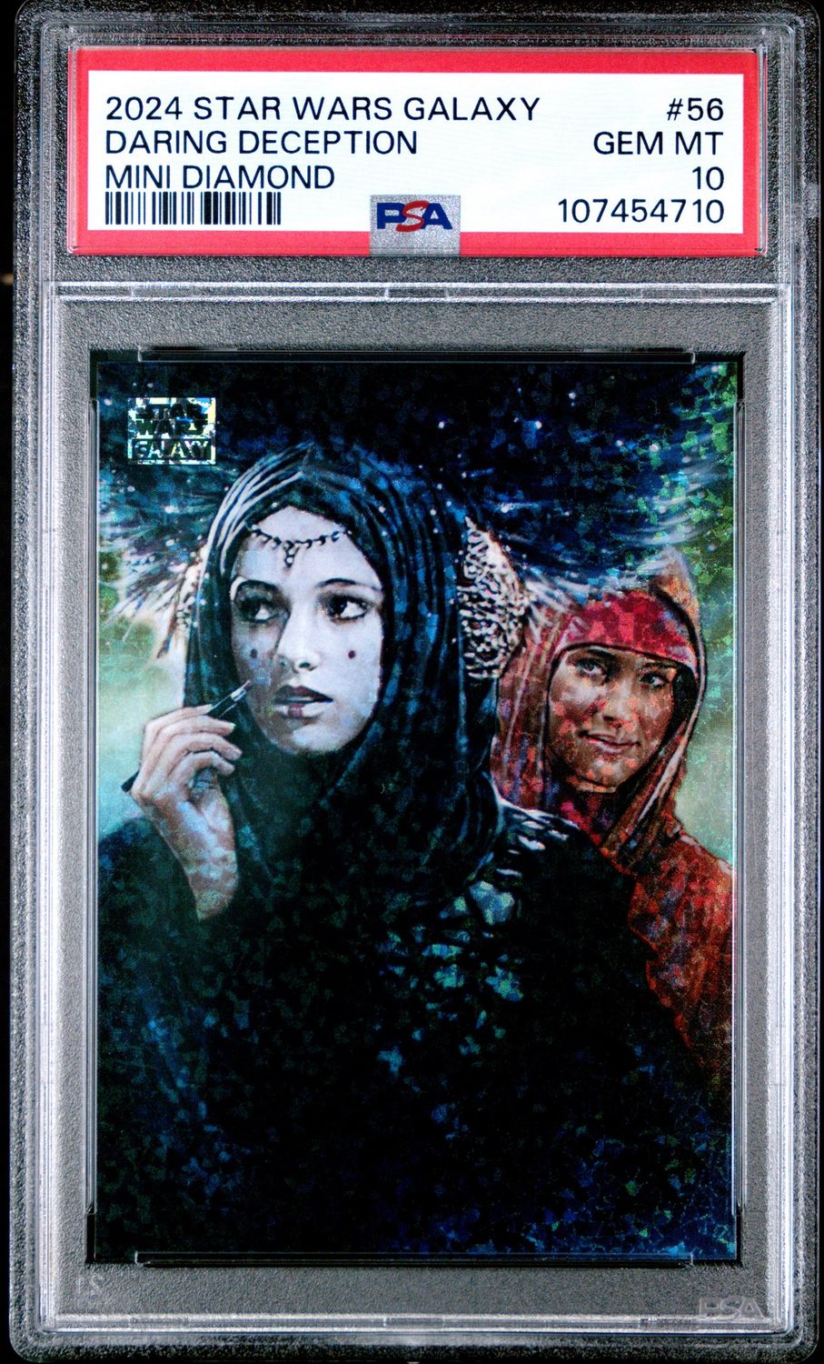 2024 Star Wars Galaxy #56 Daring Deception PSA 10 Mini Diamond