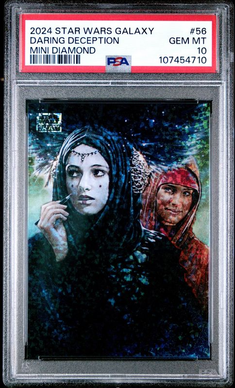 2024 Star Wars Galaxy #56 Daring Deception PSA 10 Mini Diamond