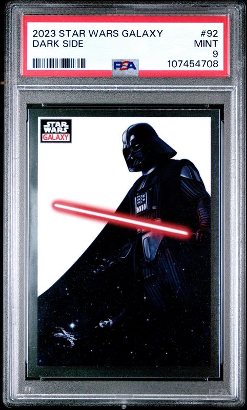 2023 Star Wars Galaxy #92 Dark Side PSA 9