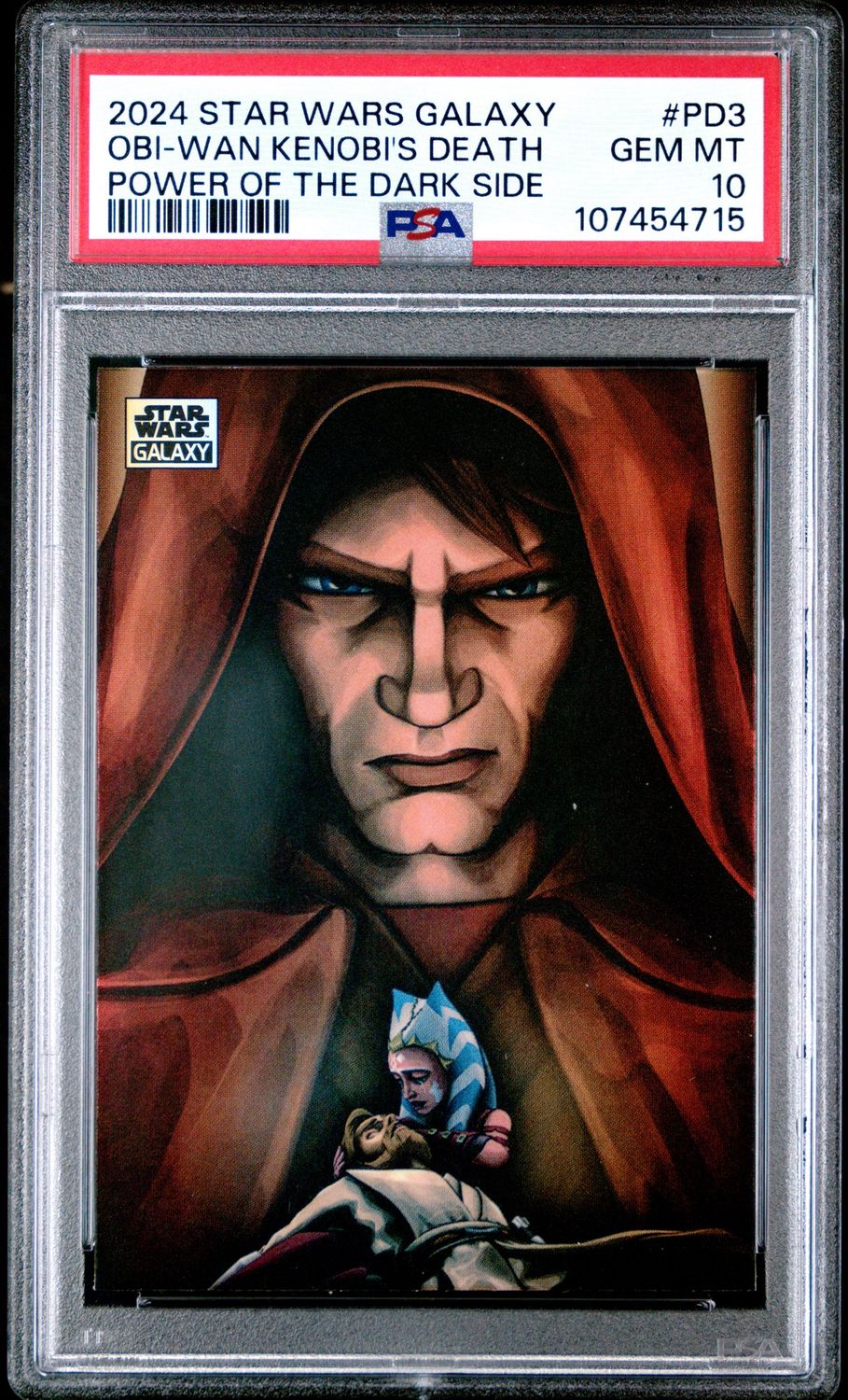 2024 Star Wars Galaxy #PD3 Obi-Wan Kenobi's Death PSA 10 Power of the Dark Side