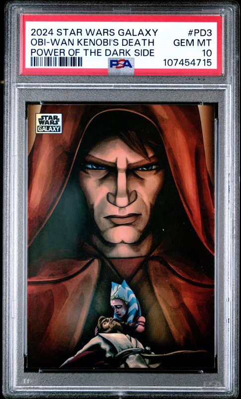 2024 Star Wars Galaxy #PD3 Obi-Wan Kenobi's Death PSA 10 Power of the Dark Side
