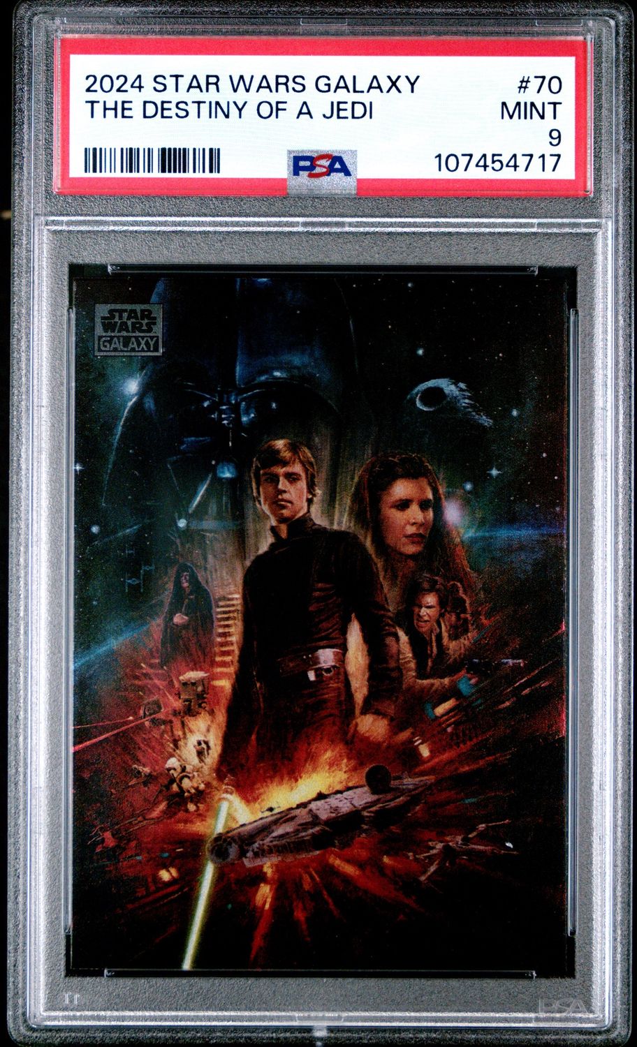 2024 Star Wars Galaxy #70 The Destiny of a Jedi PSA 9