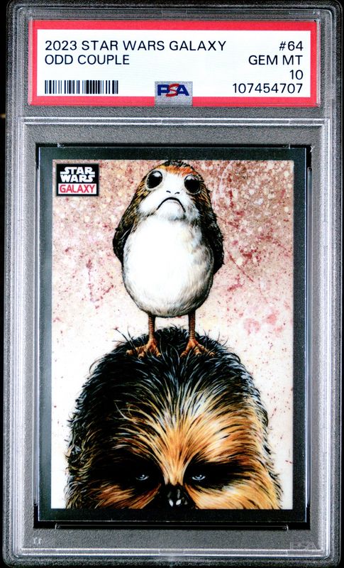 2023 Star Wars Galaxy #64 Odd Couple PSA 10
