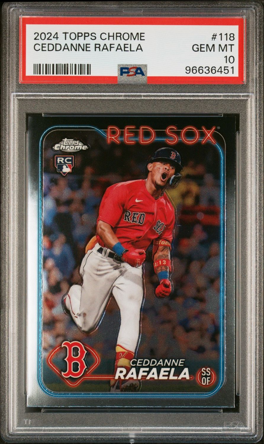 2024 Topps Chrome #118 Ceddanne Rafaela RC PSA 10