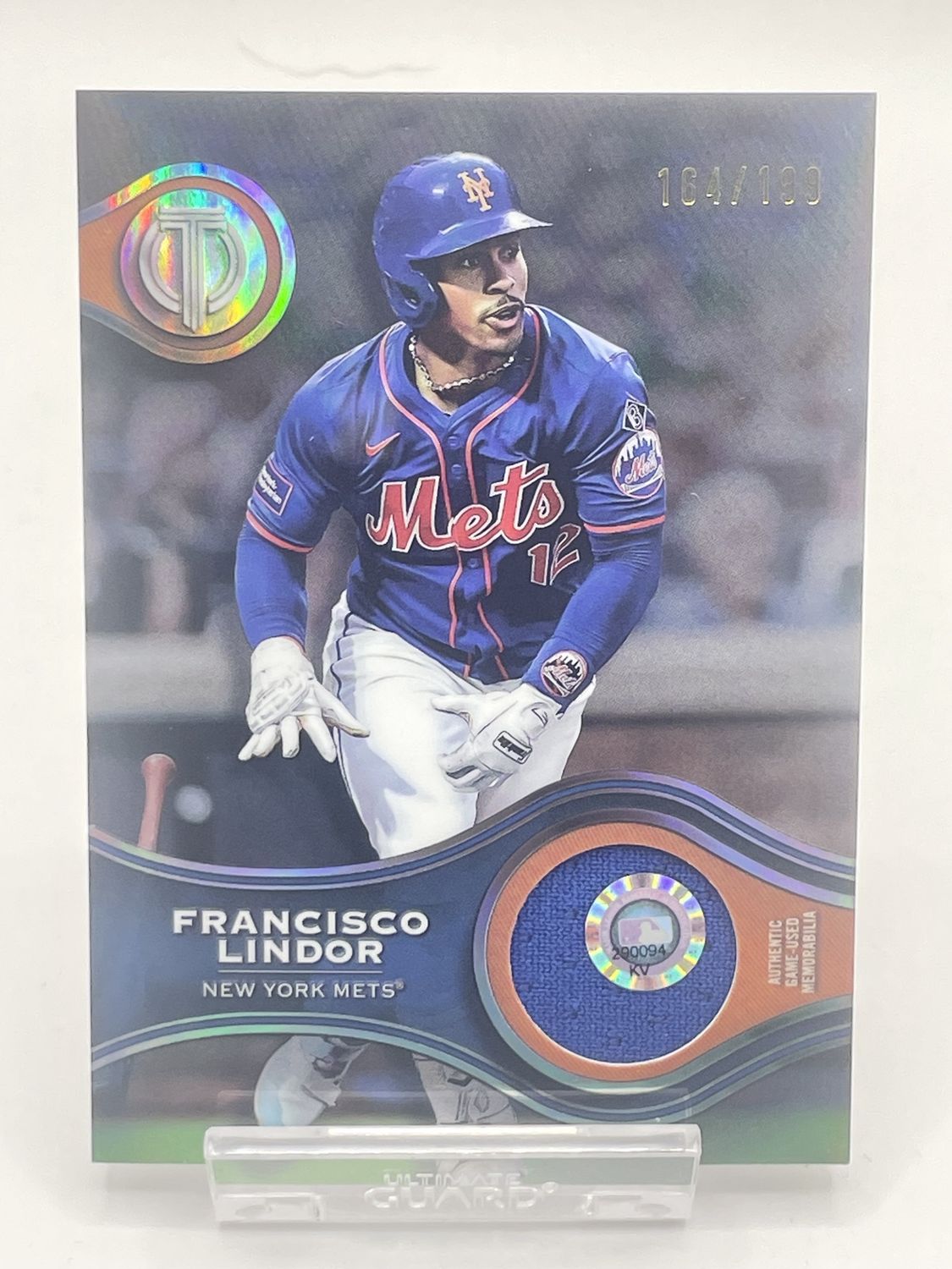 2025 Topps Tribute Francisco Lindor /199 Patch Relic