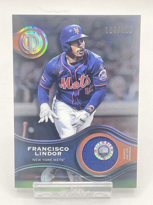 2025 Topps Tribute Francisco Lindor /199 Patch Relic