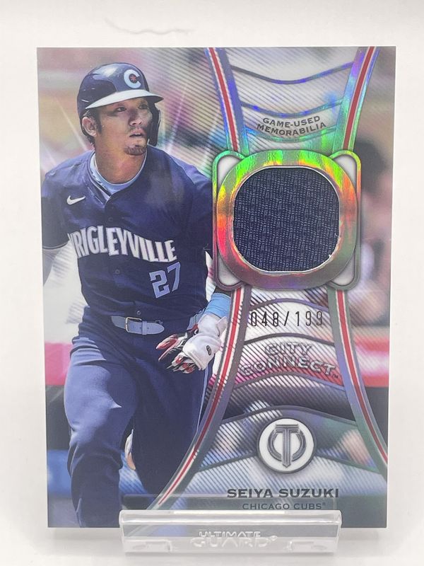 2025 Topps Tribute Seiya Suzuki /199 City Connect Patch Relic