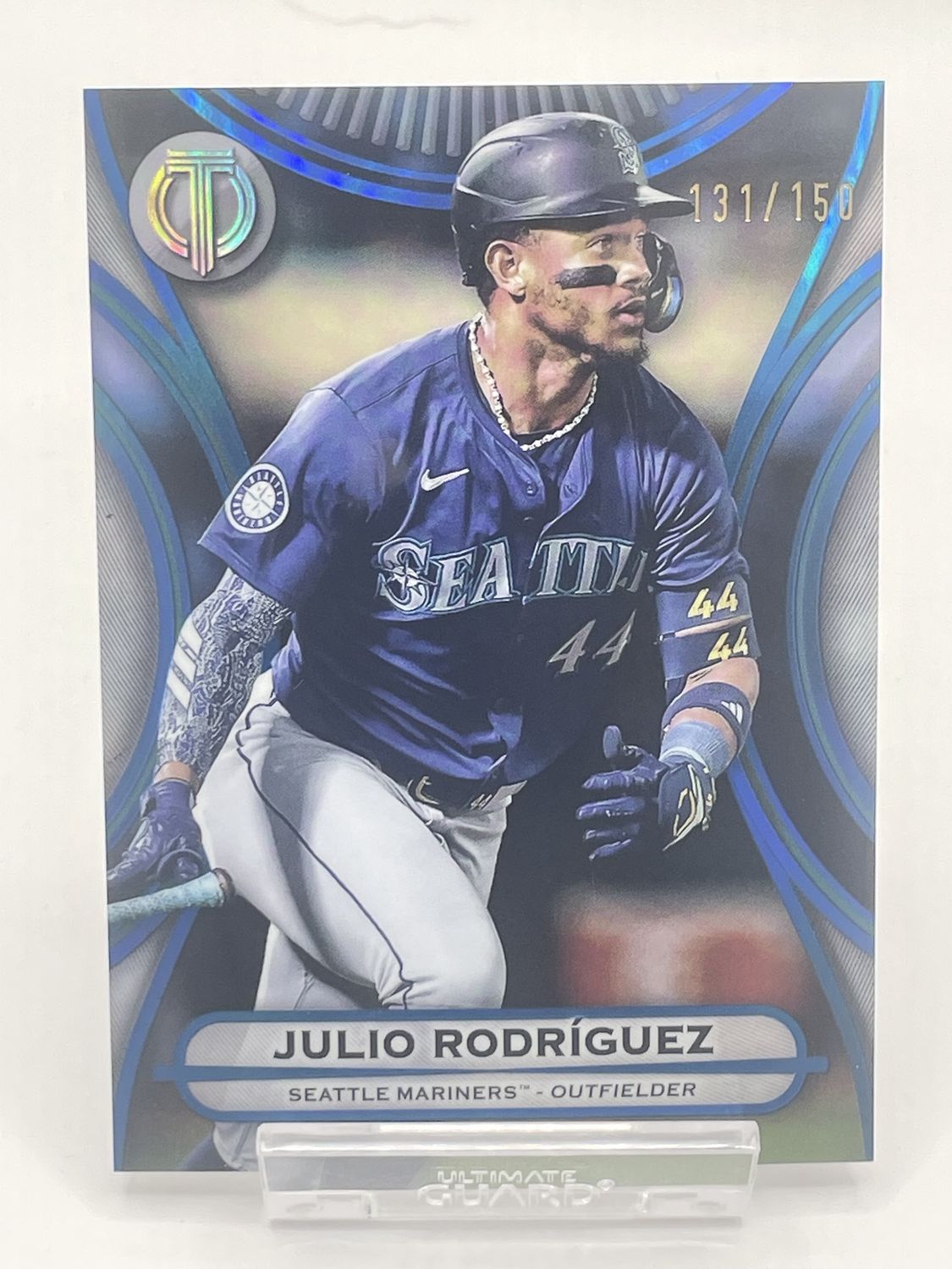2025 Topps Tribute #42 Julio Rodriguez /150 Blue Foil