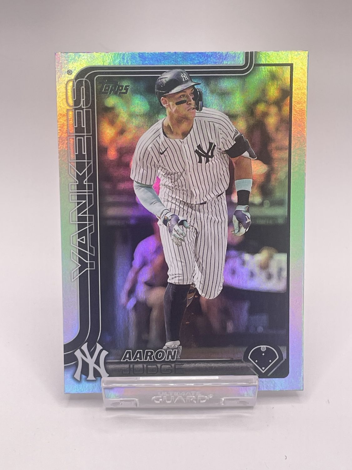 2025 Topps #300 Aaron Judge Rainbow Foil