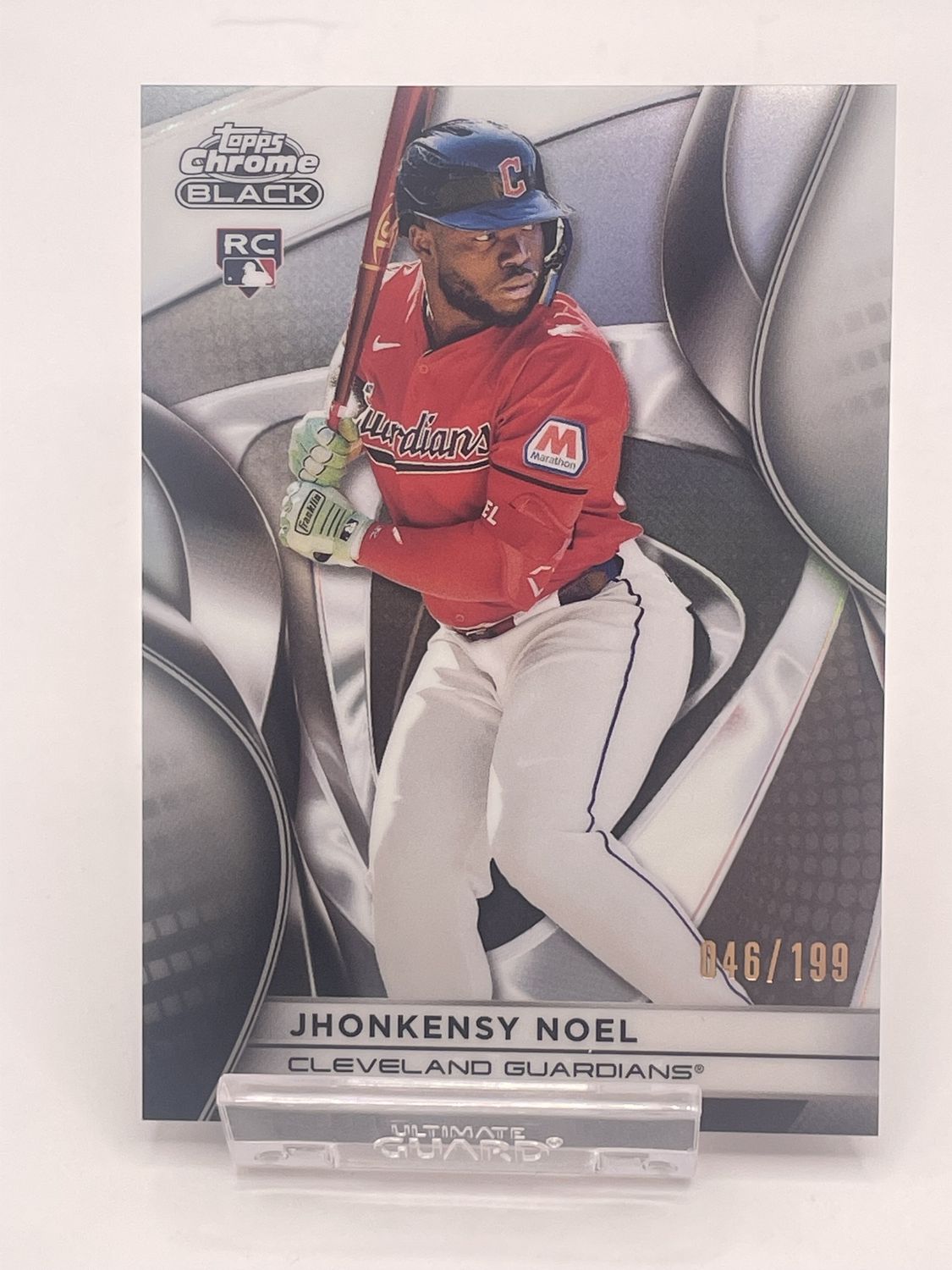 2025 Topps Chrome Black #15 Jhonkensy Noel RC /199 Refractor