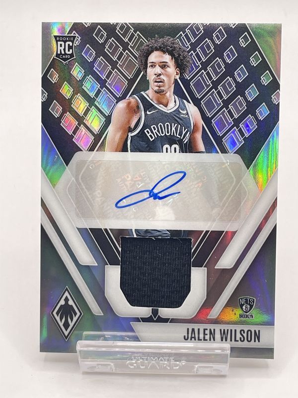 2023-24 Panini Phoenix Jalen Wilson RC Auto /199 Patch Relic Silver