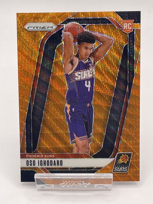 2024-25 Panini Prizm #245 Oso Ighodaro RC /50 Orange Wave Prizm