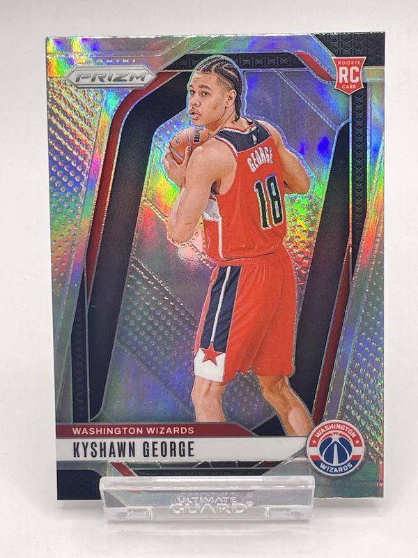 2024-25 Panini Prizm #257 Kyshawn George RC Silver Prizm