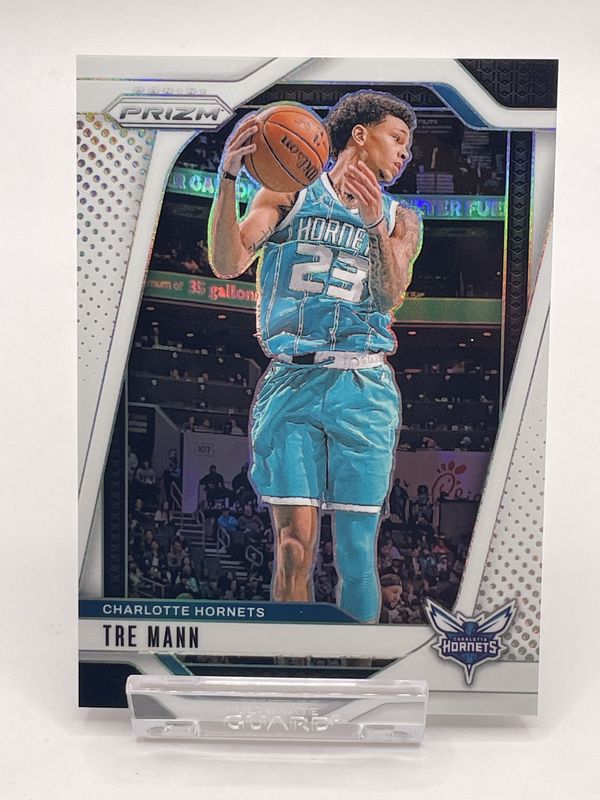 2024-25 Panini Prizm #179 Tre Mann /175 White Prizm