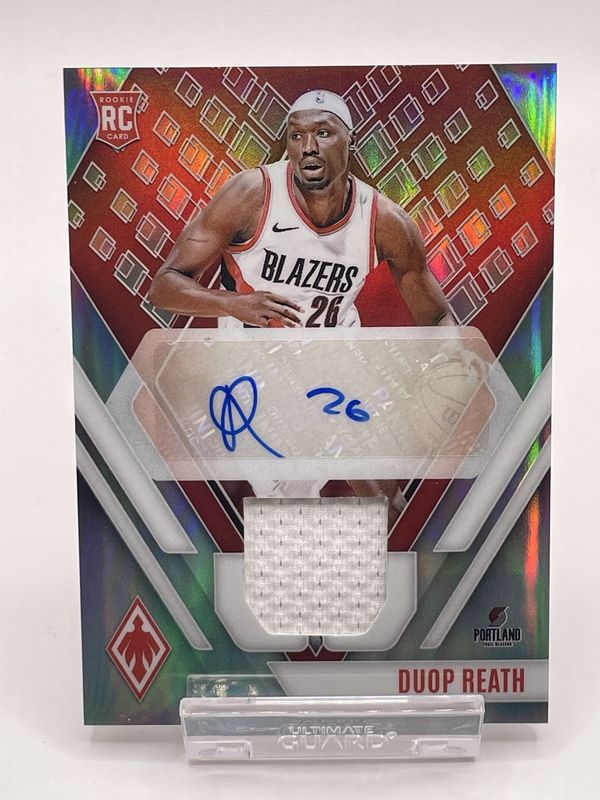 2023-24 Panini Phoenix #RJADPR Duop Reath RC Auto /199 Patch Relic Silver