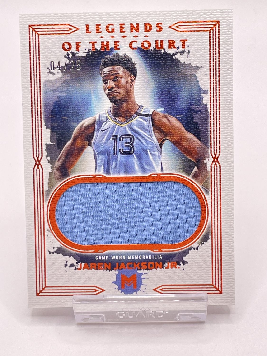 2024 Topps Motif #Jaren Jackson Jr. /25 Legends of the Court Patch Relic Bronze