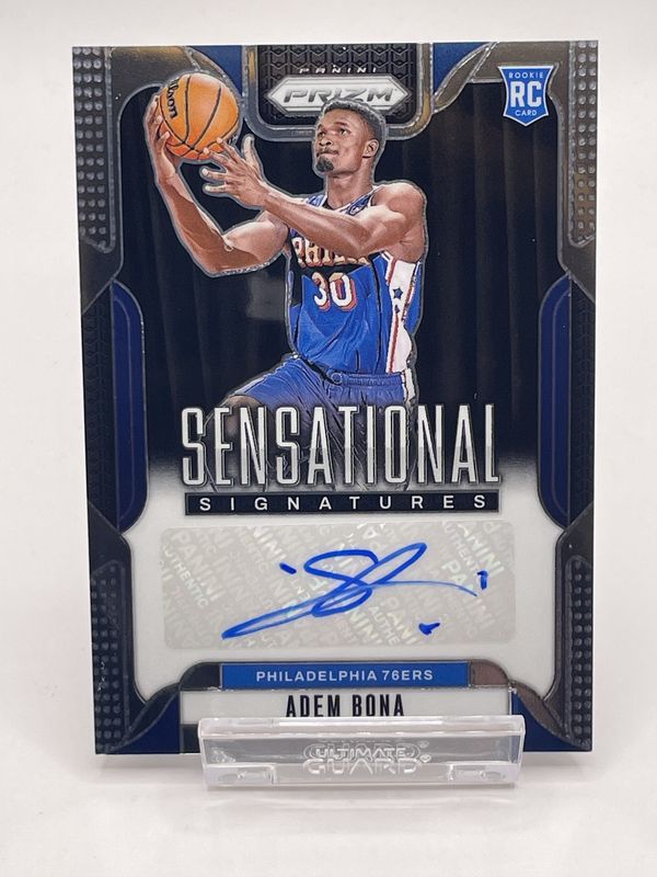 2024-25 Panini Prizm #SSABP Adem Bona RC Auto Sensational Signatures