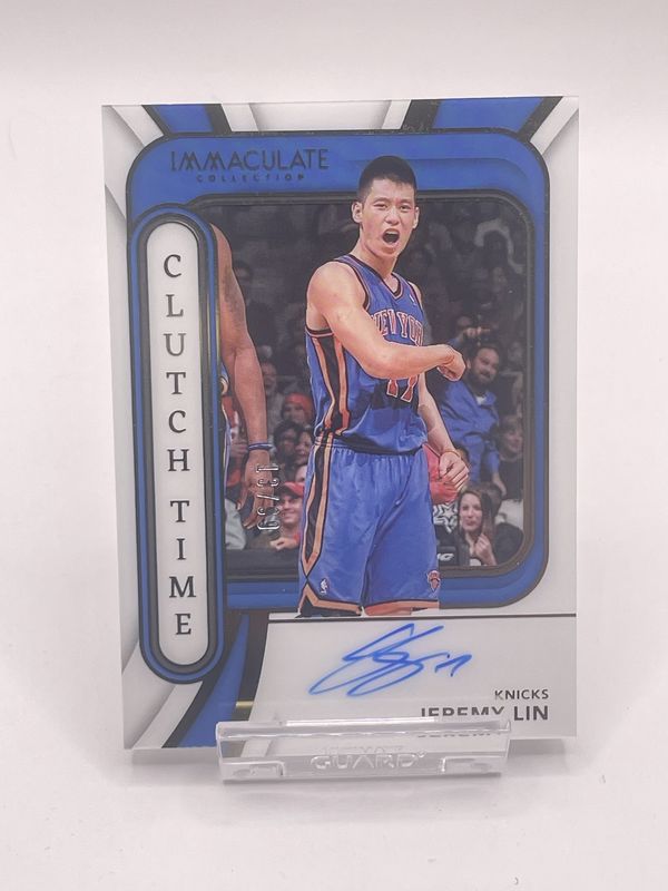 2023 Panini Immaculate #CTSJLIN Jeremy Lin Auto /99 Clutch Time