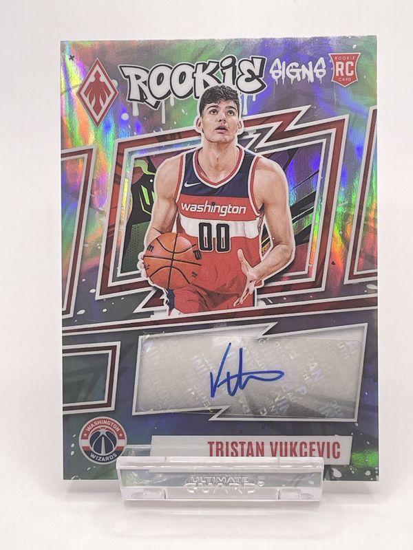 2023-24 Panini Phoenix #RSTVK Tristan Vukcevic RC Auto /99 Rookie Signs Silver