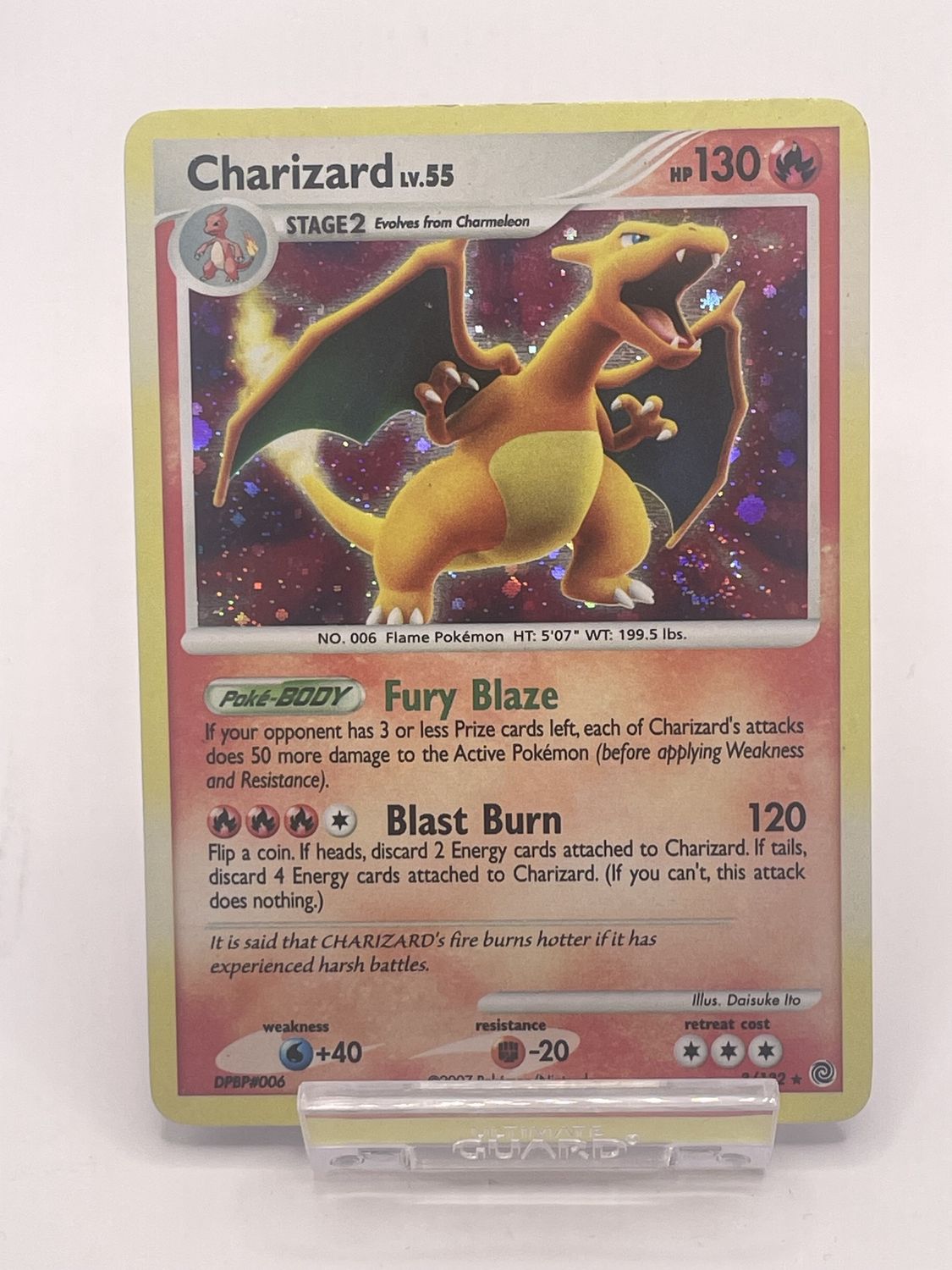 Pokemon Secret Wonders #3 Charizard Lv. 55 Holo