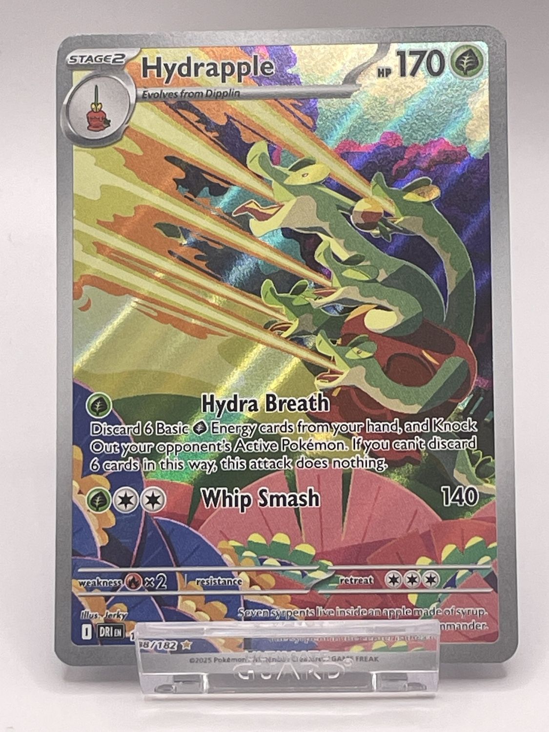 Pokemon Destined Rivals #188 Hydrapple Illustration Rare