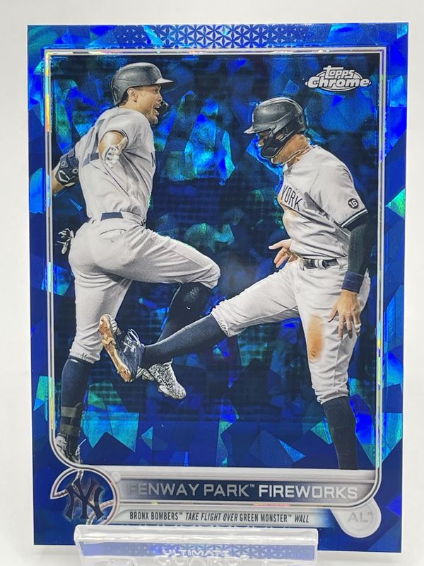 2022 Topps Sapphire #399 Fenway Park Fireworks