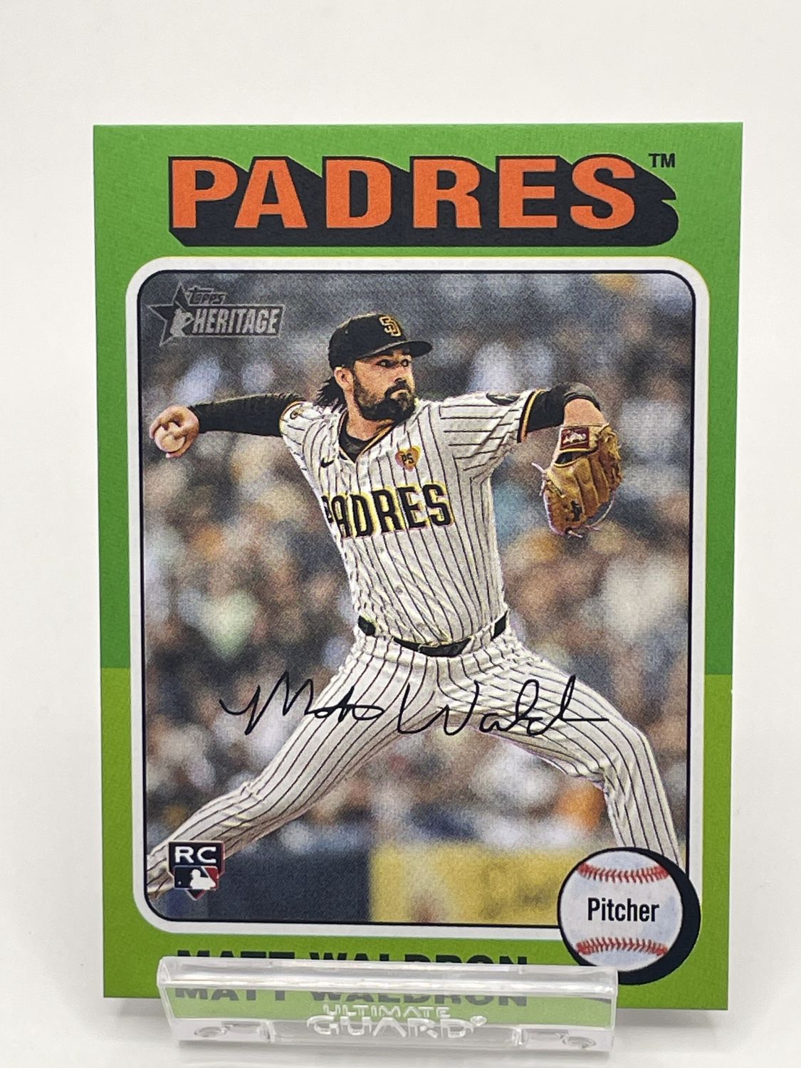 2024 Topps Heritage #604 Matt Waldron RC Mini