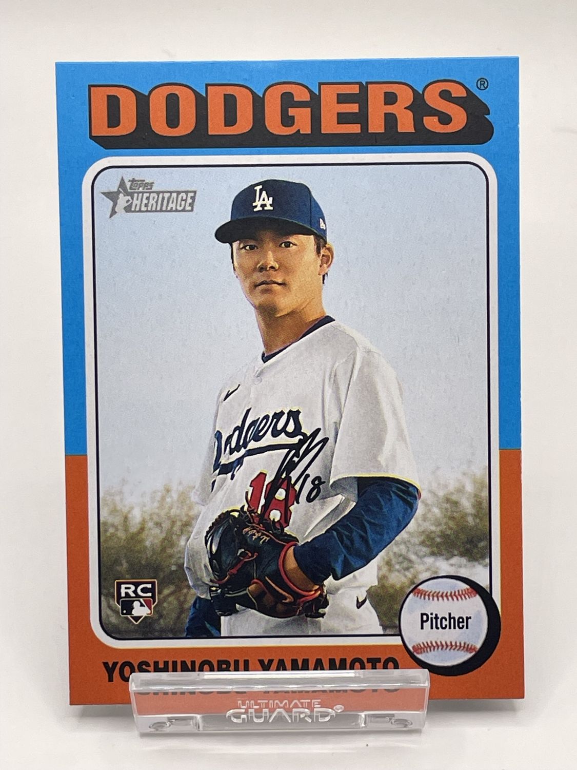 2024 Topps Heritage #553 Yoshinobu Yamamoto RC