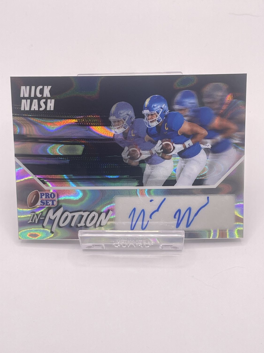 2025 Leaf Pro Set Metal #SMNN1 Nick Nash RC Auto /10 In-Motion