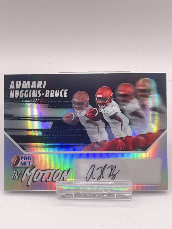 2025 Leaf Pro Set Metal #SMAHB Ahmari Huggins-Bruce Auto /25 In-Motion