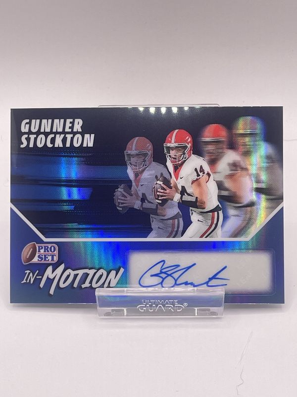 2025 Leaf Pro Set Metal #SMGS1 Gunner Stockton Auto /20 In-Motion