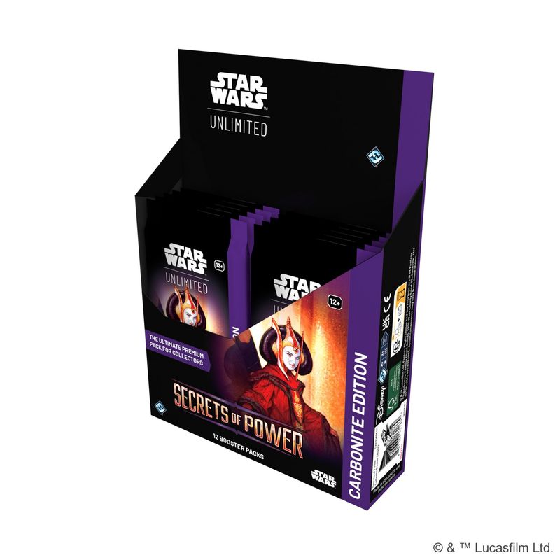 Star Wars: Unlimited - Secrets of Power Carbonite Booster Display