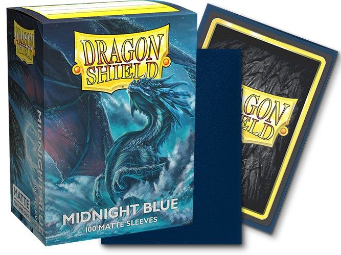 Dragon Shield Sleeves: Standard Matte - Midnight Blue 100CT