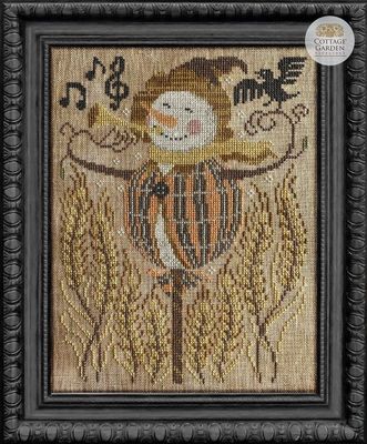 The Scarecrow by Cottage Garden Samplings 2023 Printed Cross Stitch Pattern The Snowman Collector Series (5/12)