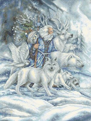 Walk as One by LETISTITCH Christmas Counted cross stitch kit 2023