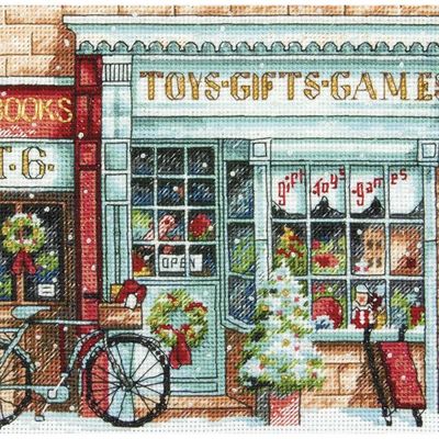 Toy Shoppe by Dimensions Gold Petites Collection 2021 Designer Jim Mitchell Counted Cross Stitch Kit