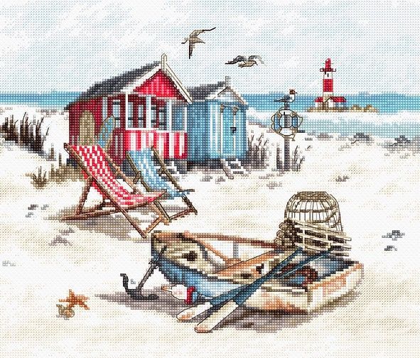 Beach by LETISTITCH Counted cross stitch kit