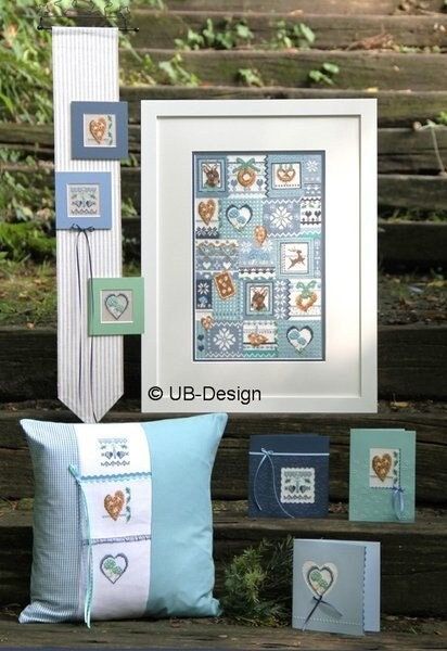 In the country house (Im Landhaus) by UB-Design (Germany) Counted cross-stitch pattern
