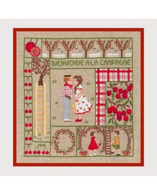 Welcome June by Le Bonheur des Dames Season Collection Counted cross stitch kit
