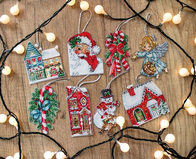 Christmas Toys Kit nr.2 by LETISTITCH Christmas Counted cross stitch kit on Plastic canvas